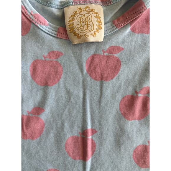 Beaufort Bonnet Pink Apples Polly Play Dress Size 2T VGUC - Picture 3 of 4